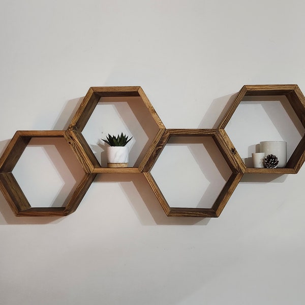 Hexagon Shelf Step By Step DIY Building Plans