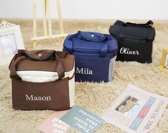 Personalized Lunch Tote: Oxford Cloth Cooler Bag, Wedding Party Gift