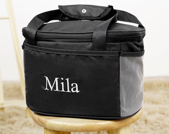 Personalized Lunch Tote: Oxford Cloth Cooler Bag, Wedding Party Gift