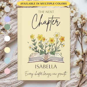 Personalized College Graduate Gift: The Next Chapter Journal, Custom Graduation Journal, University Gift, Class of 2026 Gift For Daughter