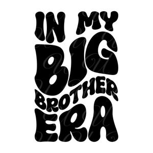 En mi era de Gran Hermano SVG, PNG, PDF, Camiseta de Gran Hermano Png, Prometido a Gran Hermano Svg, Letras retro onduladas y maravillosas, Archivo de corte Cricut, Silueta.