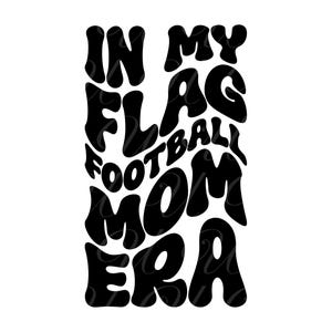 En la era de mi mamá de fútbol bandera SVG, PNG, PDF, camiseta de mamá de fútbol bandera Png, Svg deportivo, letras retro onduladas y maravillosas, archivo de corte Cricut, silueta.