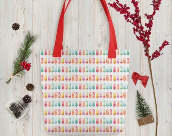 Leuke draagtas ijslolly, draagtas zomervoedselpatroon, leuke markttas, strandtas, boodschappentas, cadeau voor haar