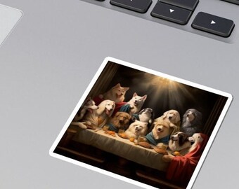 The Last Pupper Sticker | Dog Last Supper