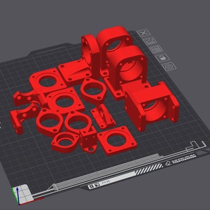 Parti stampate in 3D CNC Indymill