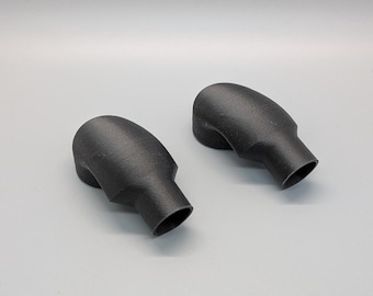 3M 6000-7000 series type Respirator to CPAP style hose adapter - Low Profile