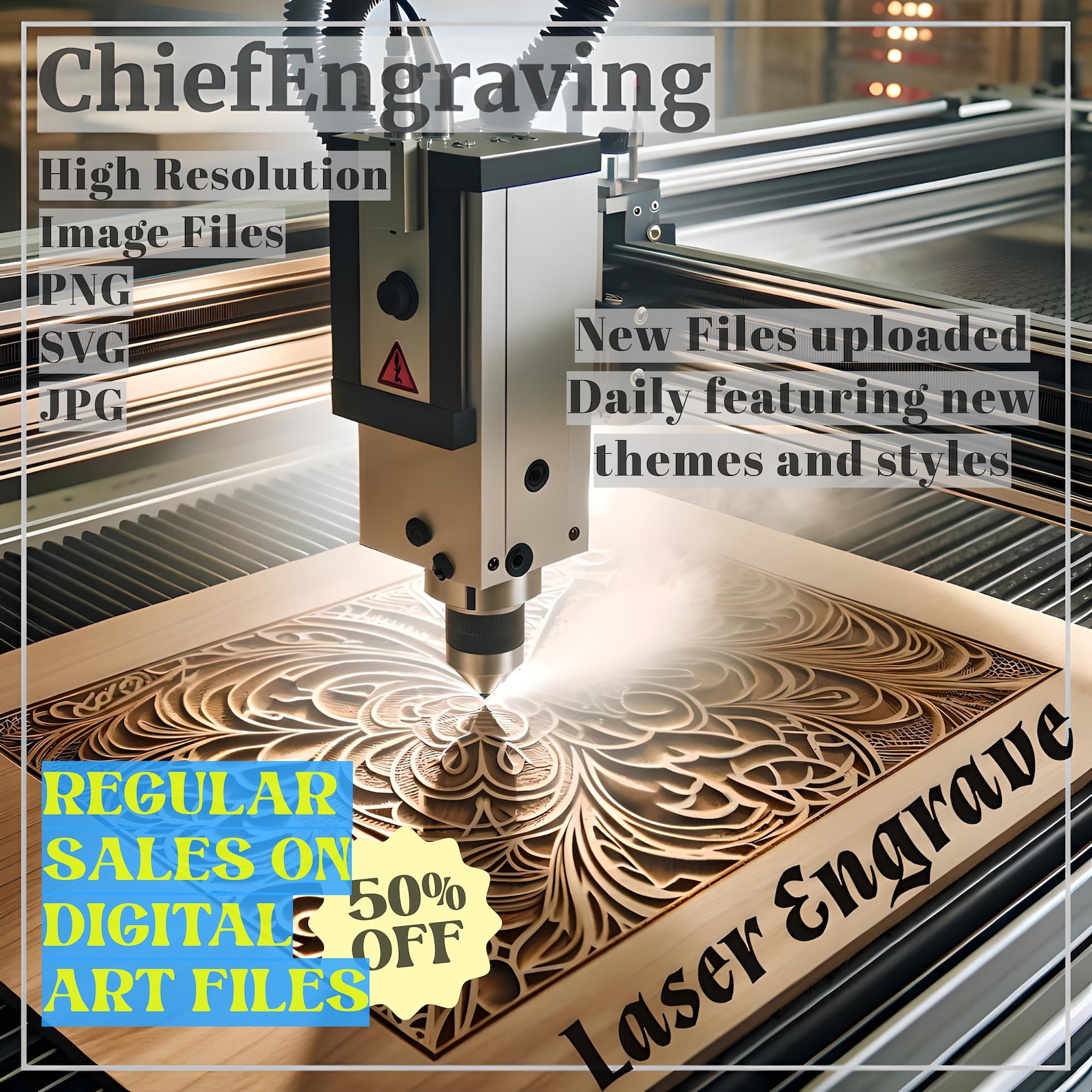 Premium Laser Engraving Art Files, High-res PNG Image for Custom ...