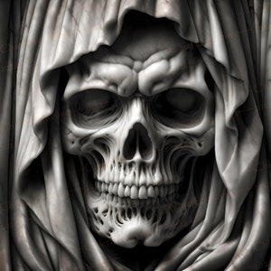 Laser Engraving PNG Files | 3D illusion Skull Digital Art |  High Res Digital Download | Stone Skull | Skeleton | Halloween | Gothic