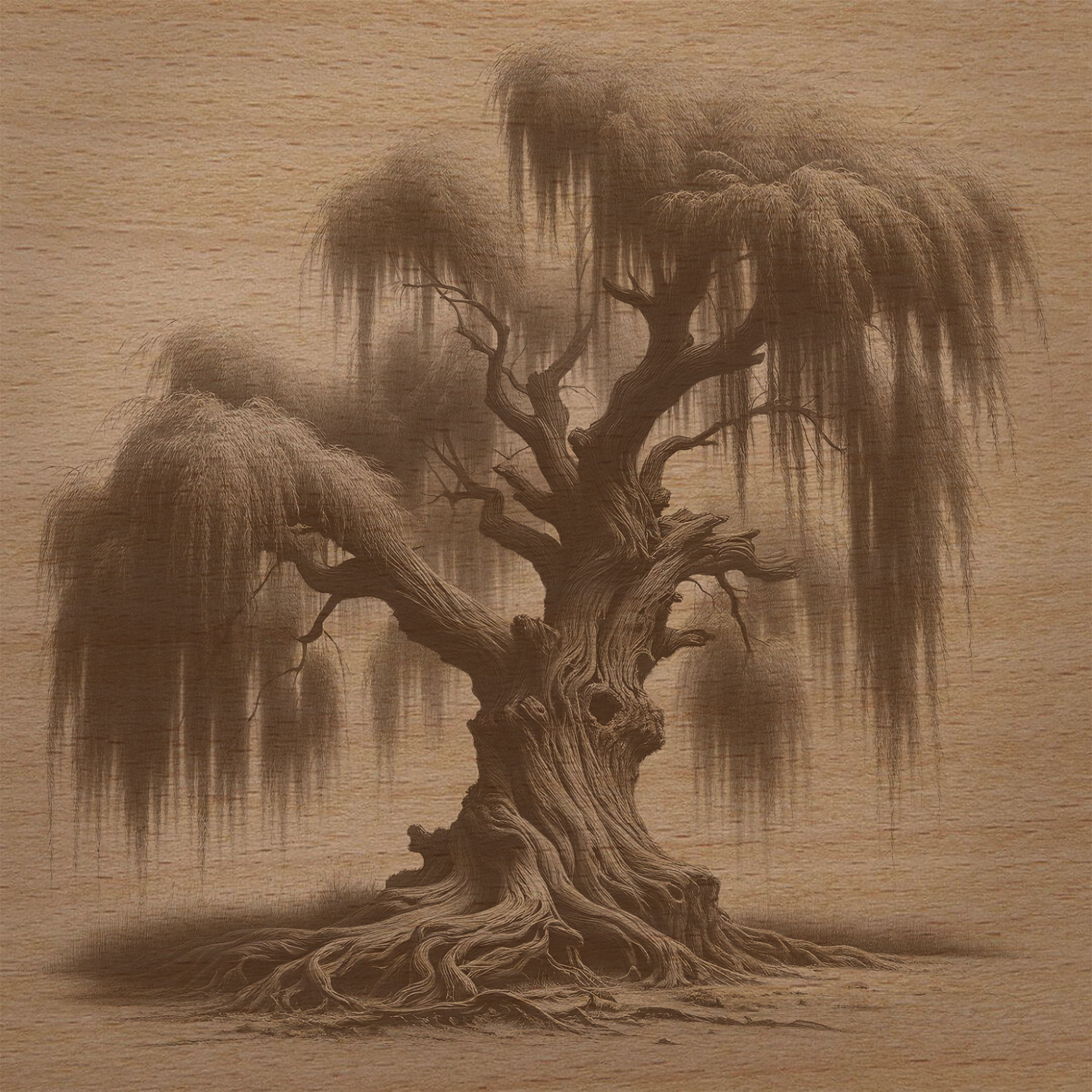 エルテ Erte「Willow Tree」シルクスクリーン 10号大 サイン エルテ Erte「Willow Tree」シルクスクリーン 10号大 サイン エルテ