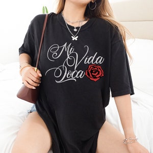 Mi Vida Loca Shirt Chola Style Lowrider Shirt Chicano Tee Street Wear Chicana Shirt