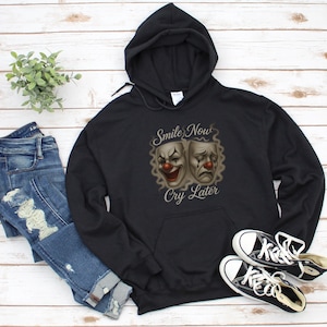 Lächeln jetzt später weinen Chola Hoodie Chicana Sweatshirt Chola Style Lowrider Shirt Chicano Tee Street Wear Latein tragen