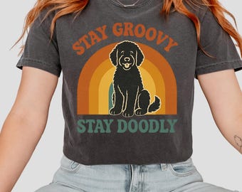 Goldendoodle Comfort Colors® Graphic Tee | Dog Mom Shirt | Dog Dad T-Shirt | Doodle Owner Gift | Cute Dog Lover Comfort Colors Shirt