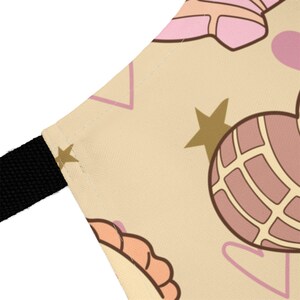 Pan Dulce Concha Custom Apron, Cafecito y Chisme, Mexican Christmas Gift, Mexican Apron, Concha Apron, Regalo para Mujer image 2