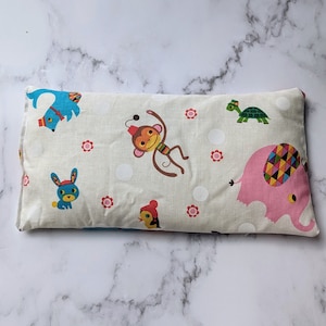 Handmade Kids Heat/Cold Pack Cozy Therapy Rice Pad Reusable & Microwavable Cute Animal Cotton Fabric