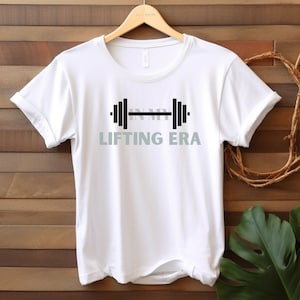 In My Lifting Era Shirt, Weightlifting Shirt, Funny Workout Shirt, Gym Lover Shirt,  Gift For a Gym Lover, Unisex Short Sleeve  Gym Shirt