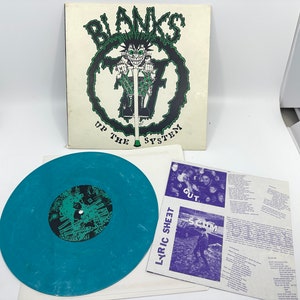 Blanks 77 - Up The System - rare vintage 10&quot; vinyl record