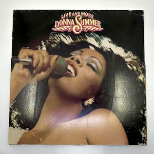 Vintage 1978 Vinyl LP Record Double Album by Donna Summer - Live And More NBLP 7119-2