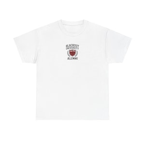 Blackout University Alumni Unisex Heavy Cotton Tee | Funny College T-Shirt, Graduation Gift, University Apparel, Casual Wear, College [...]