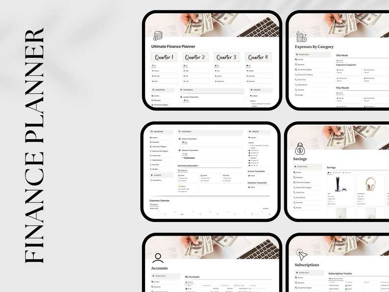 Digital Budgeting Notion Template Organized Personal Finance Dashboard Digital Budgeting Notion Template Organized Personal Finance Dashboard