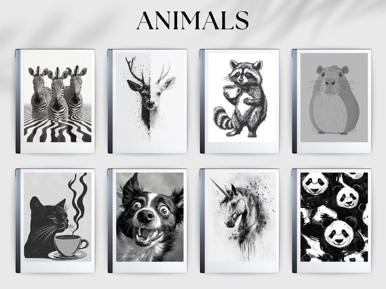 For Supernote A5x A6x Nomad Templates Sleep Screens Watercolor