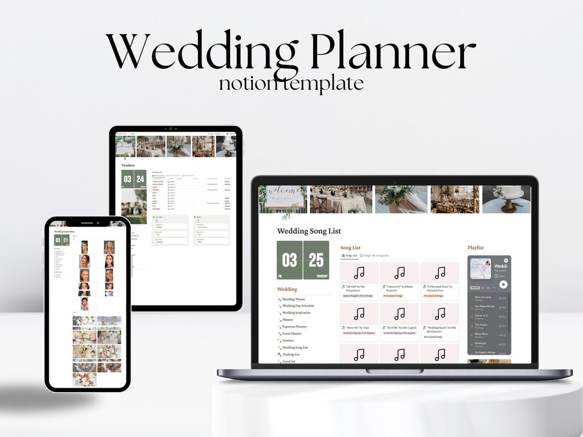 Wedding Planner Notion Template Aesthetic Notion Wedding Dashboard Wedding Planner Notion Template Aesthetic Notion Wedding Dashboard