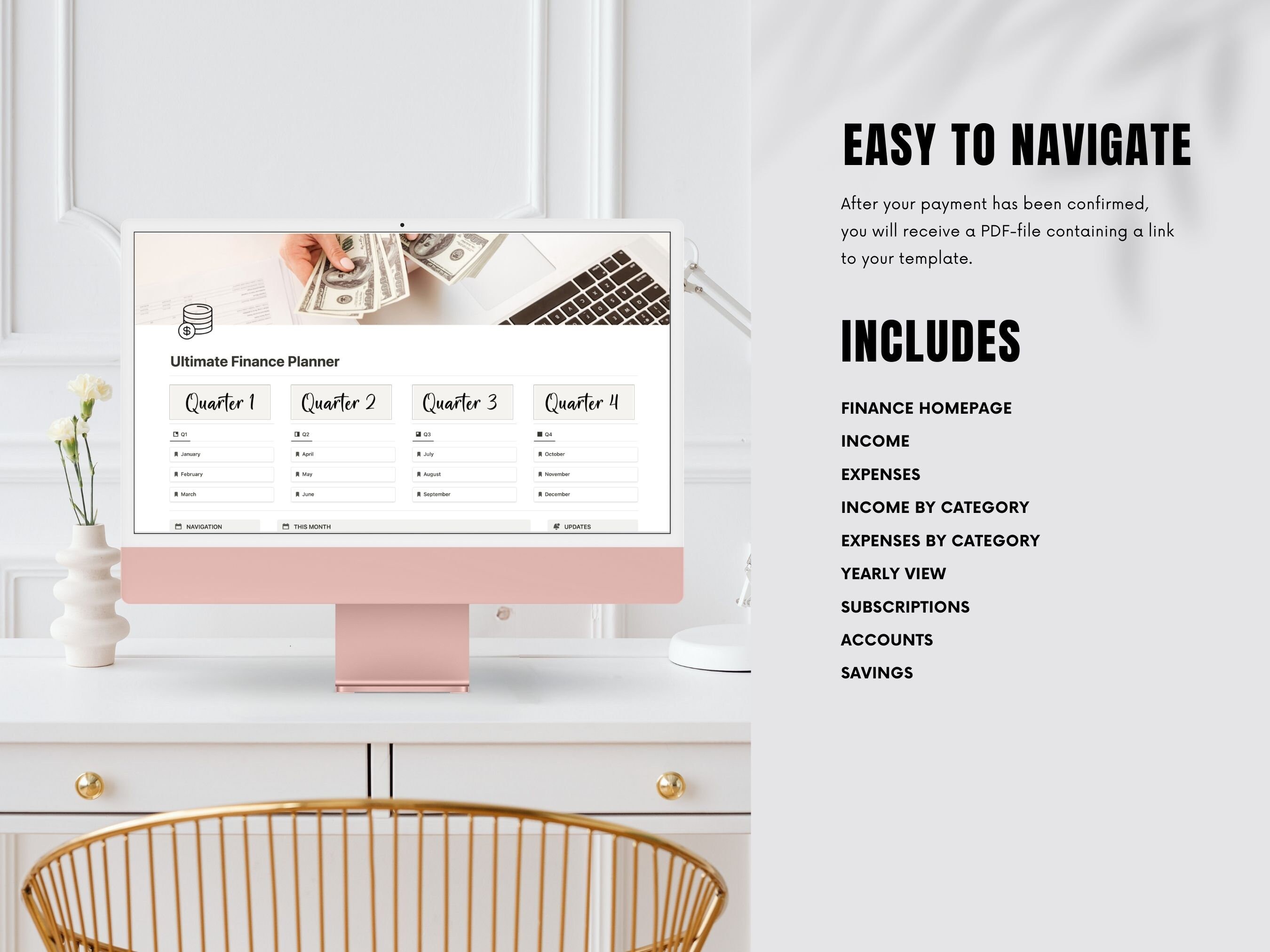 Digital Budgeting Notion Template Organized Personal Finance Dashboard Digital Budgeting Notion Template Organized Personal Finance Dashboard