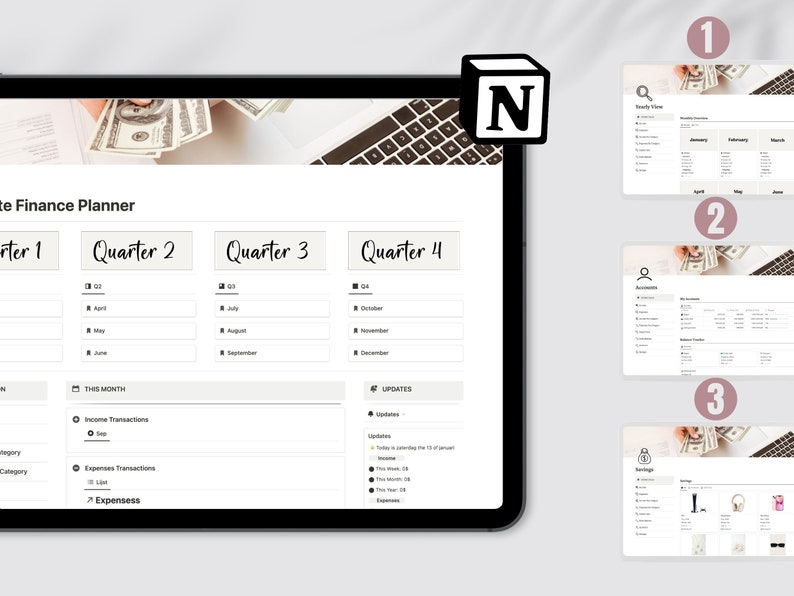 Digital Budgeting Notion Template Organized Personal Finance Dashboard Digital Budgeting Notion Template Organized Personal Finance Dashboard