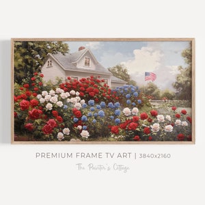 4th of July Samsung Frame TV Art Summer, American Patriotic Art For TV, Independence Day Tv Art, Frame TV Art Fourth of July Digital