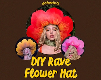 DIY Rave Blumenhut-Anleitung