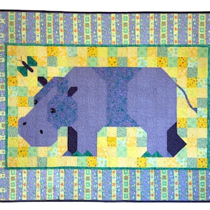 Chloe the Hippo, Quilt Pattern