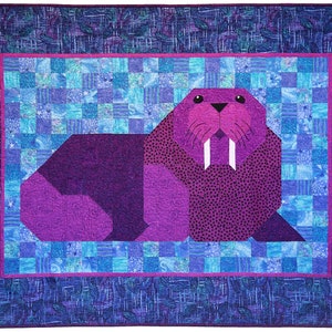 Chumley valrossen, quiltmönster