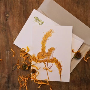 Postkarte Mäuse