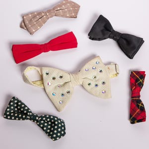 Vintage Bow Ties Lot of 6 - 1940s - 1970s