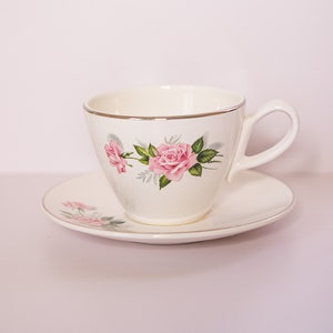 Vintage Rose Cottagecore Tea Cup Set image 4