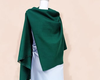 Pashmina sjaal kasjmier bruidegom smaragdgroene boor speciale gelegenheid bruiloft bruidsmeisje wrap comfortabele brede sjaal