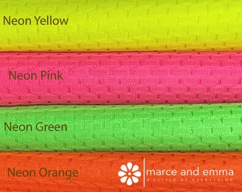 Sports Mesh Jersey Fabric FootBall Mesh Knit for Athletic Jersey Breathable Neon Color Active Wear Fabric Mesh Sports Mesh Knit Fabric