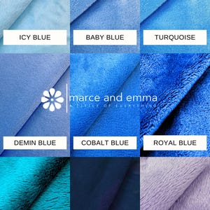 Soft Plush Material Premium Quality Minky Fabric Yard Wide Construction Multiple Color Options Sewing Project Essential Baby Blanket Making Supply Craft Room Resource Professional Grade Details One Sided Design Three Millimeter Pile Texture