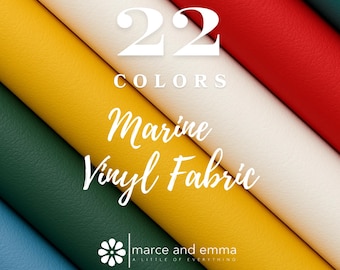 Marine Vinyl Fabric Sold by the Yard for Boat Seat Cover Faux Leather Material Canvas Backed Waterproof Purse Design Jewelry Crafts Wallet