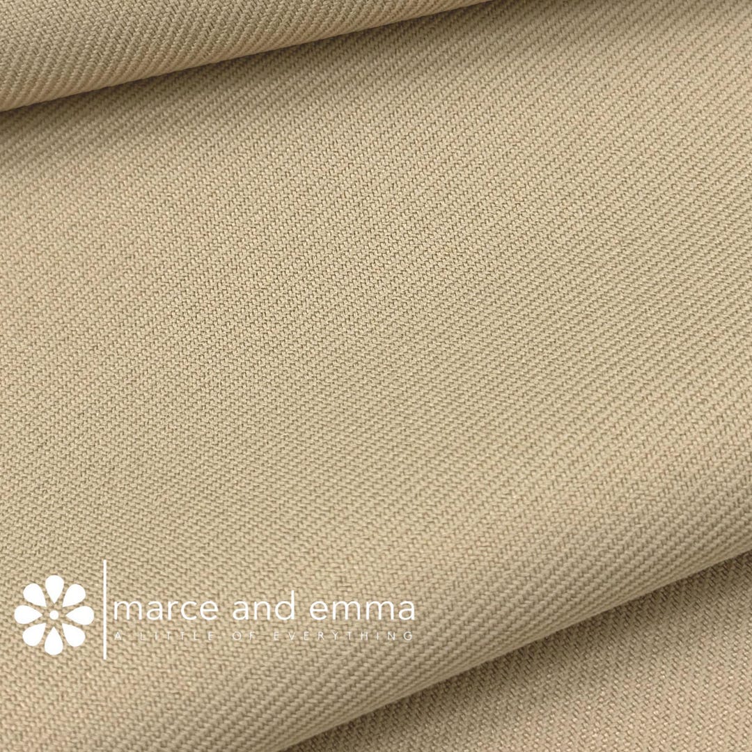 Garbaddin Khaki Gabardine Fabric for Suits Polyester Gabardine by the Yard Fabric ...