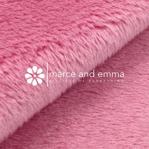 Soft Fur Minky for Crafts Stuffed Toy Minky Fabric Handmade Blanket Fabric