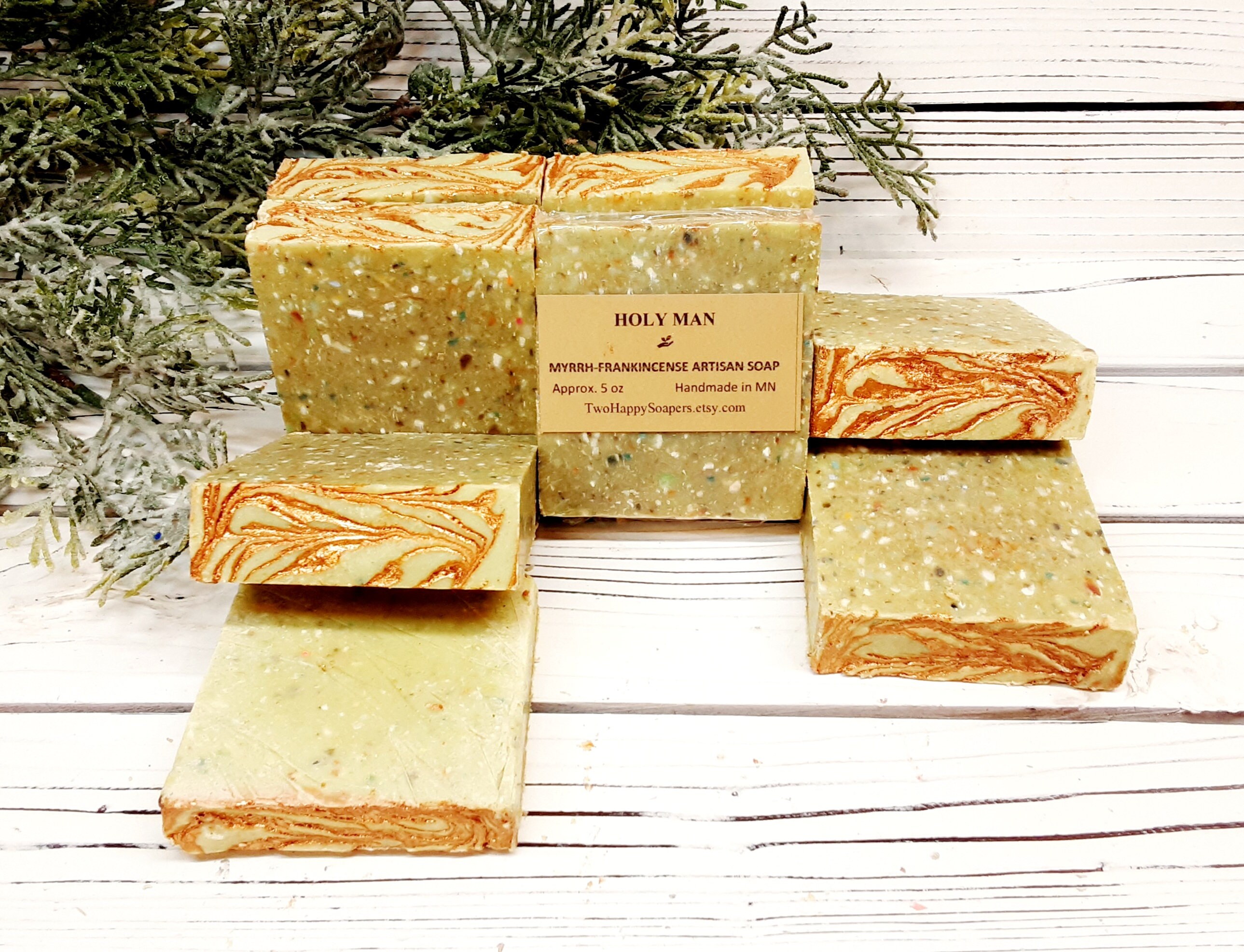 Frankincense and Myrrh Soap Made From Holy Land Charged Resins and  Ingredients. 