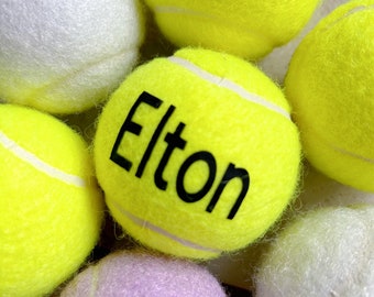 Personalized Tennis Balls  --  Add Your Name for a Unique Touch