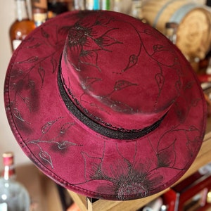 Custom Cowboy Hat &quot;Pretty Little Poison&quot;