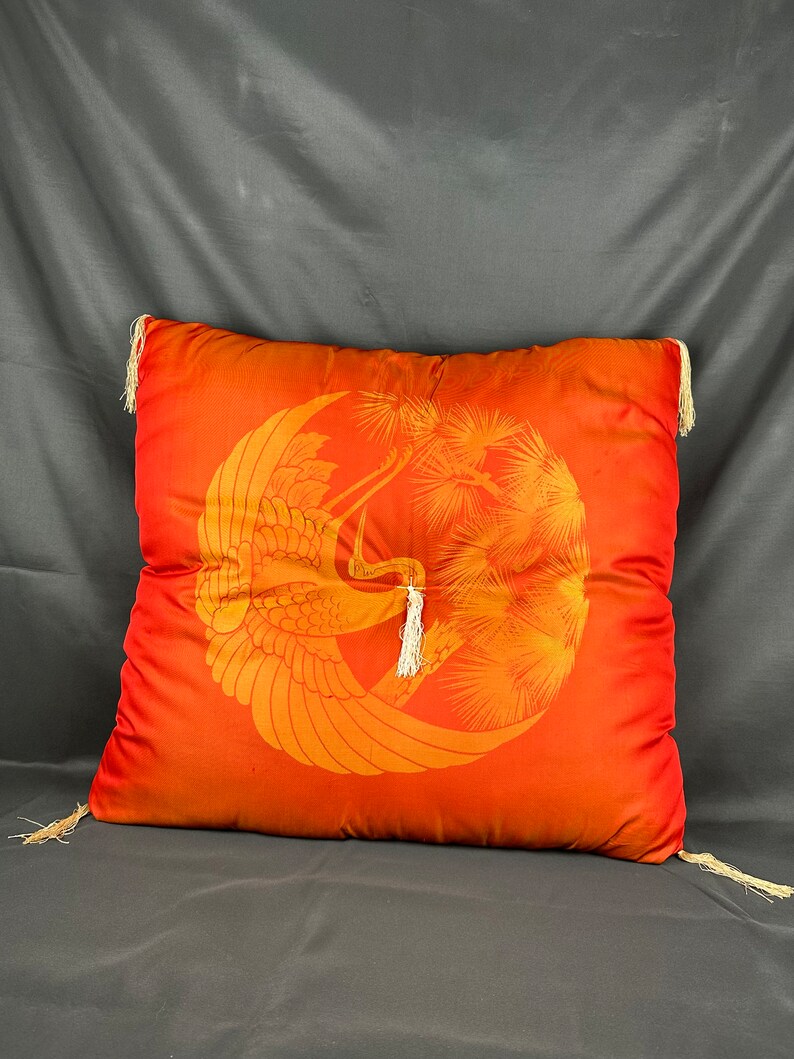 Vintage Japanese Cushion Zafuton Traditional Yoga Cushion Zabuton