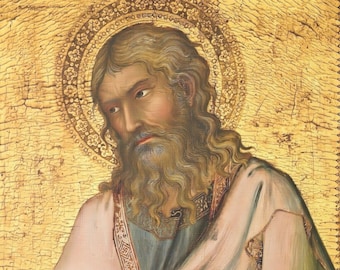 St. Andrew Canvas Print: Simone Martini Middle Ages Painting