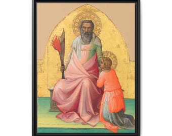 Abraham Canvas Art Print | Lorenzo Monaco 1408-1410 | Medieval Painting