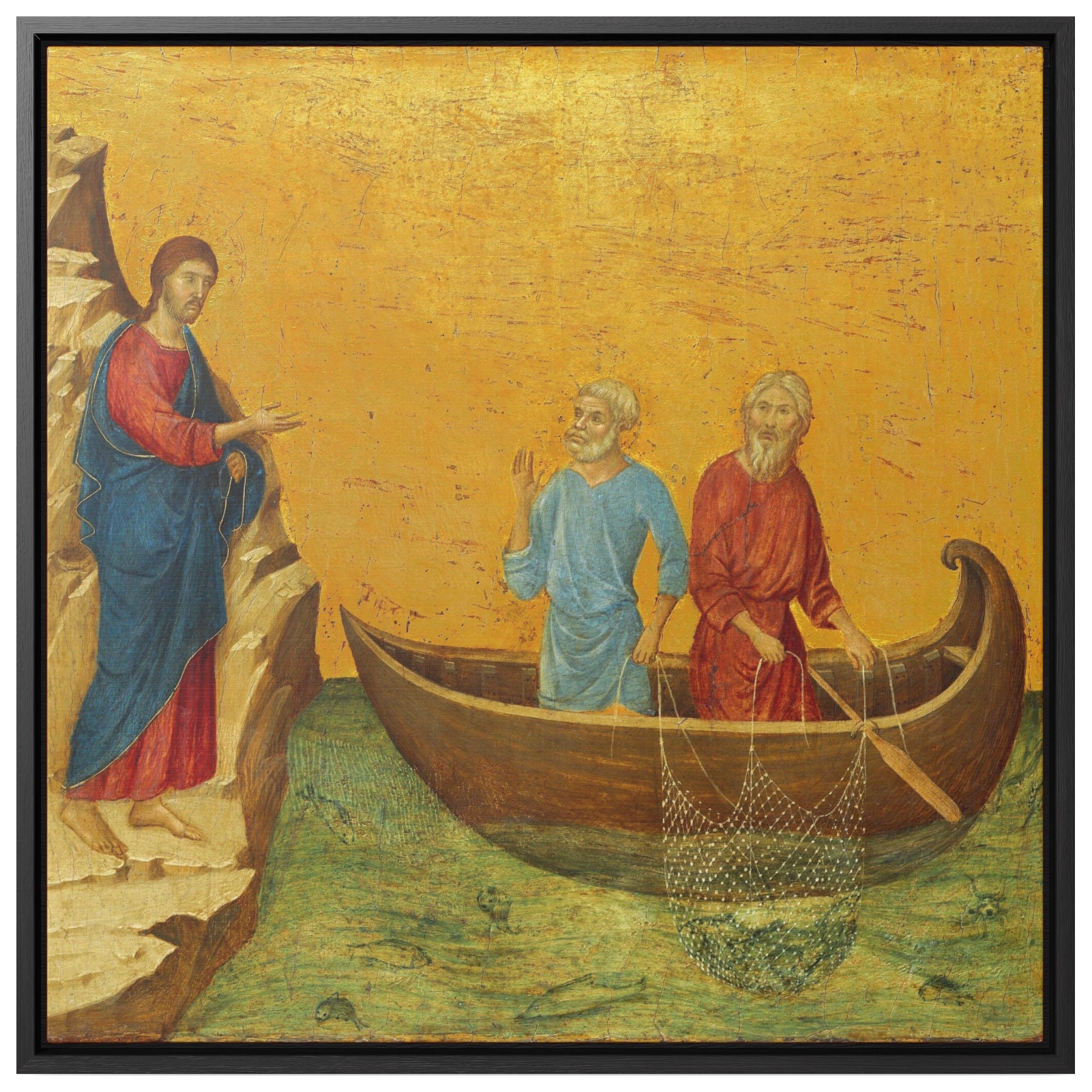 使徒ペテロとアンデレの召命 | ドゥッチョ キリスト教キャンバスアート