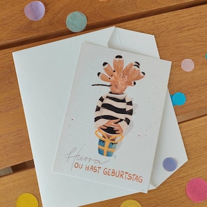 Postkarte Geburtstag lustiger Wiedehopf A6 | Karte Vogel Geburtstagsgeschenk Geburtstagskarte Postkarte Freunde Postkarte Mama Karte Kinder