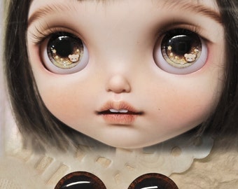 QX Star Bear Series- Blythe Eye Chips Handmade Blythe EyeChips/Realistic Doll Eyes/Craft Eyes/Resin Eyes/Blythe UV Eye/Crystal Eye