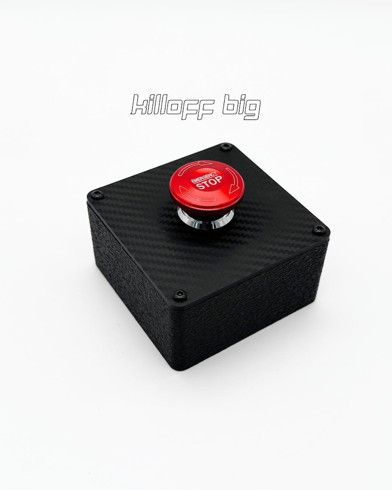 Racing Kill Button Simracing Killoff Big Emergency Stop Killswitch - Etsy